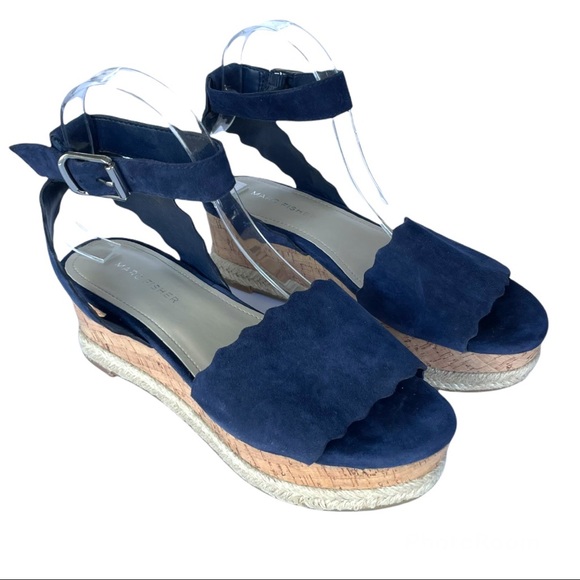 MARC FISHER Faitful Platform Espadrille Sandals - Picture 9 of 12